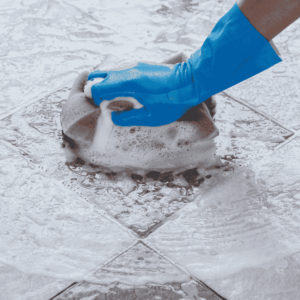 Deep-cleaning floors